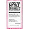 Krazy Sprinkles - Pink Pearl Jimmies (1/2 Cup, 1x Jar) for Cakes, Ice Cream & Cookies